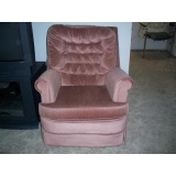 PAIR OF CHAIRS WITH OTTOMAN
